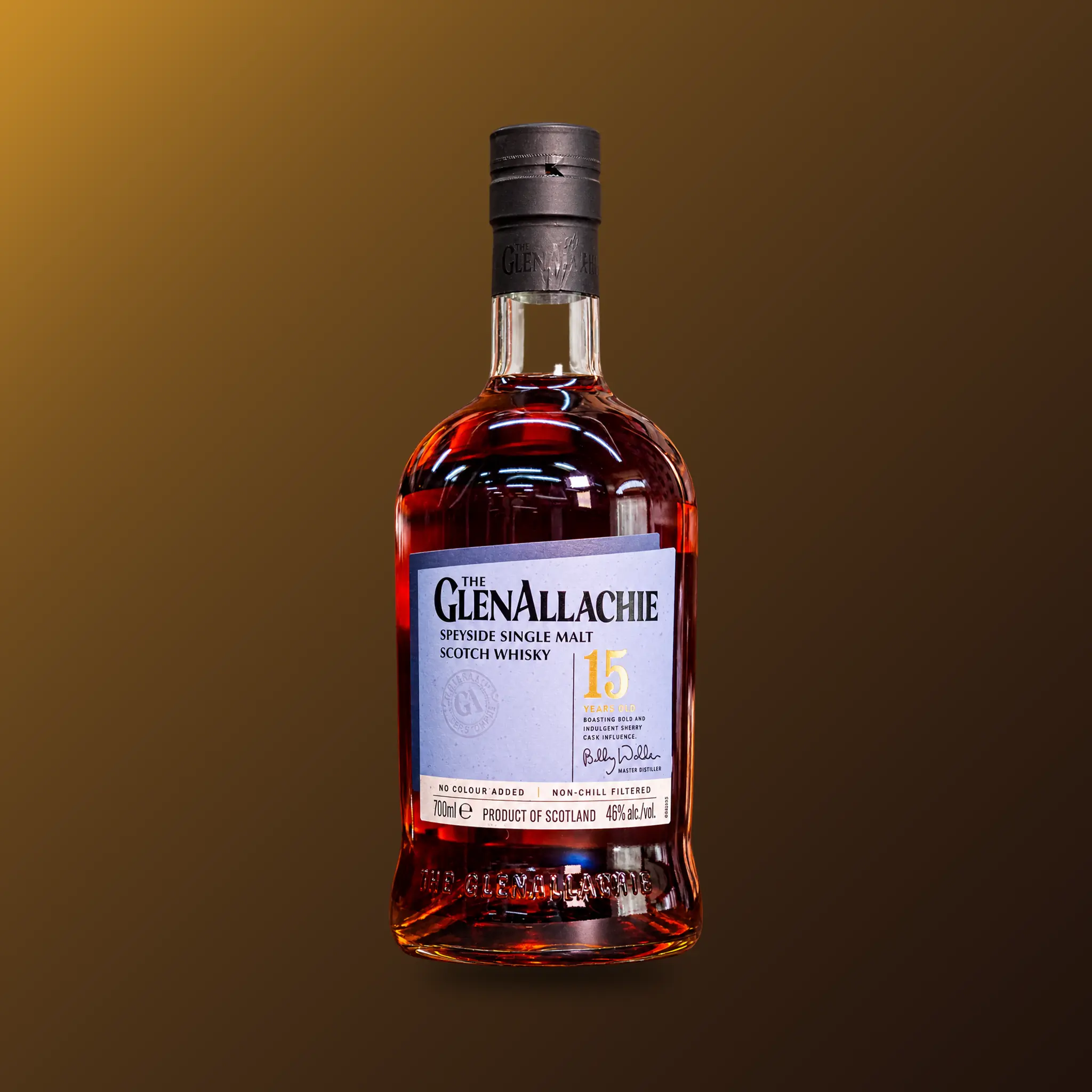 The GlenAllachie 15 Years Speyside Single Malt Scotch Whisky